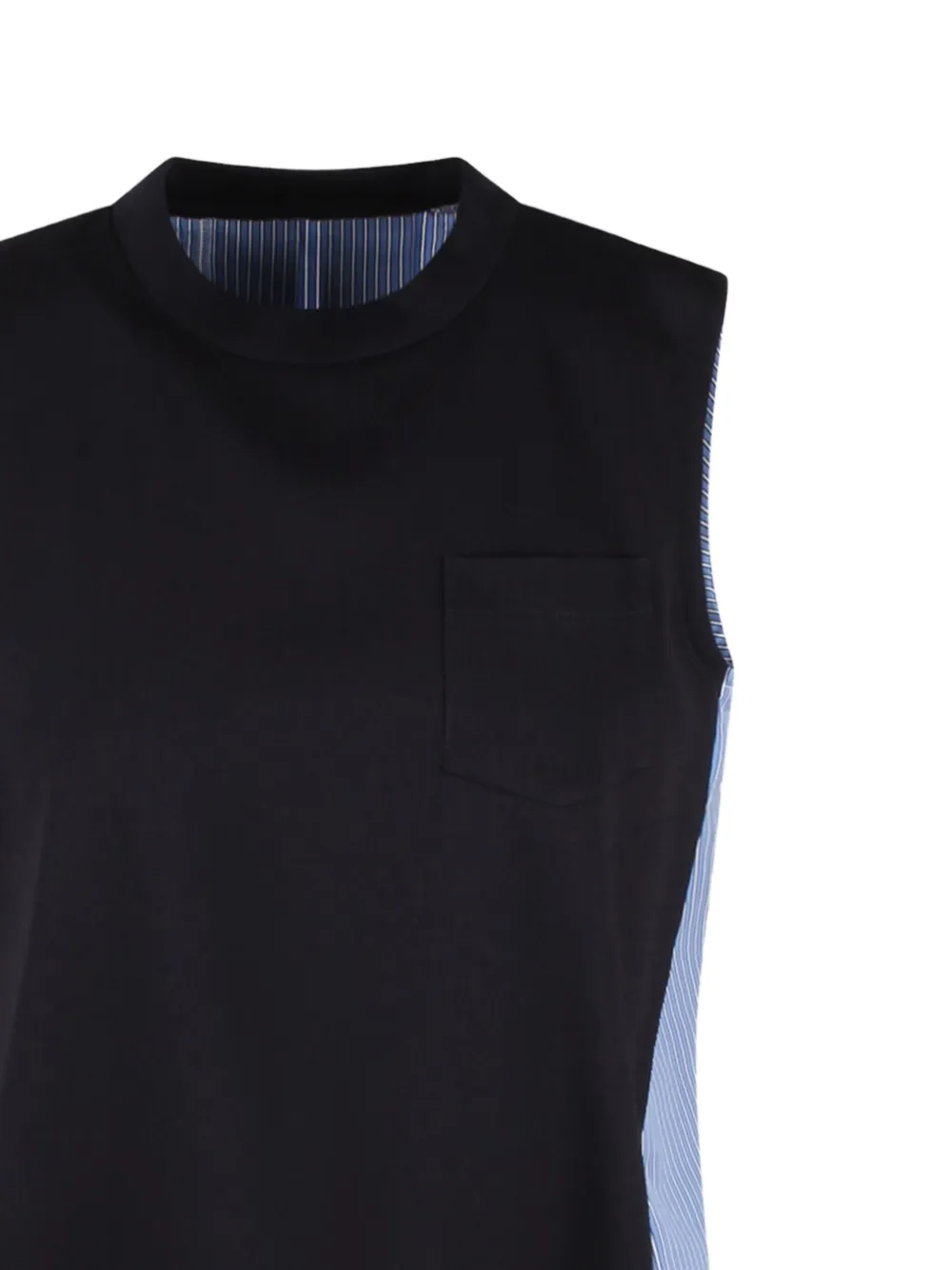 Sacai Mouwloze jurk - Zwart
