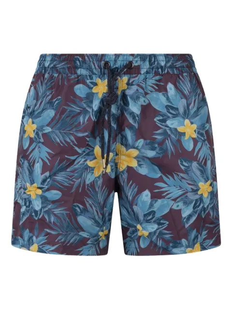 FOUR FASHIONED FRIENDS floral-print swim shorts