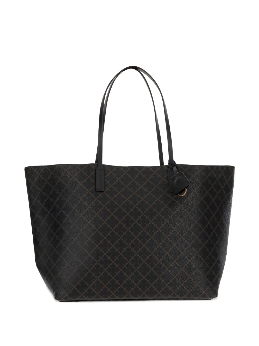 geometric-print shoulder bag