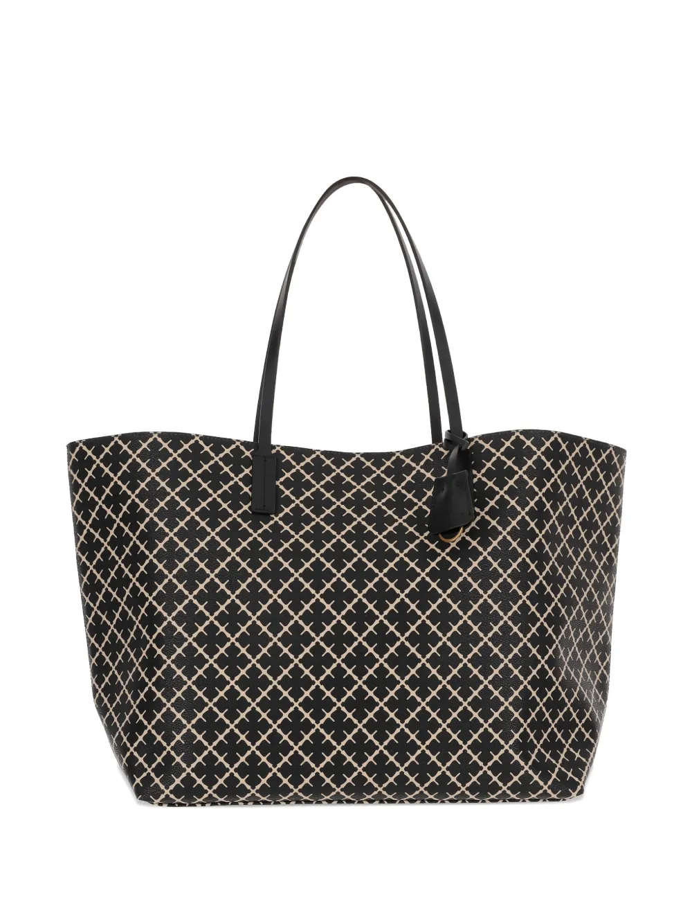 geometric-print shoulder bag