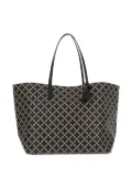 By Malene Birger geometric-print shoulder bag - Black