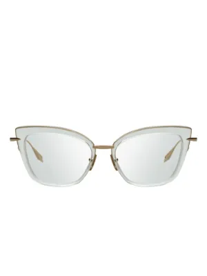 Dita Eyewear Lunari ハーフリム メガネフレーム | シルバートーン 