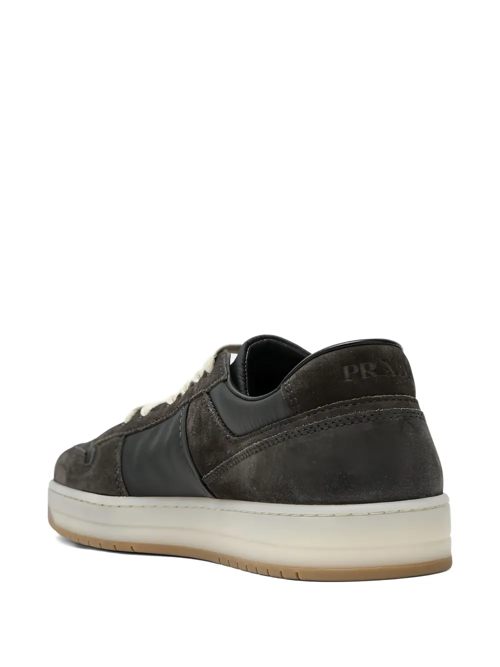 Prada Sneakers met triangel logo Grijs
