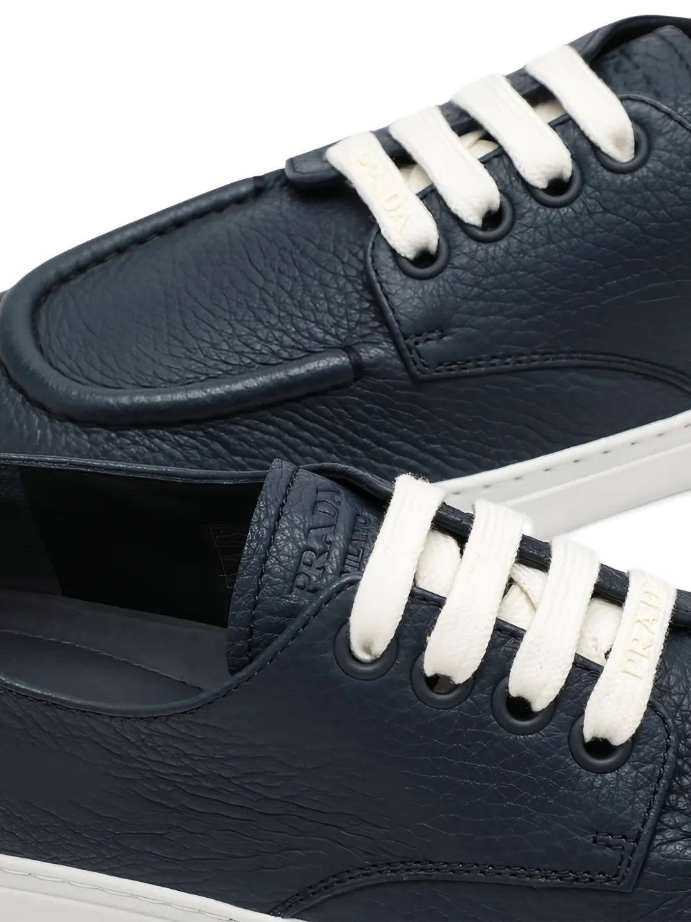 Prada Leren sneakers Blauw