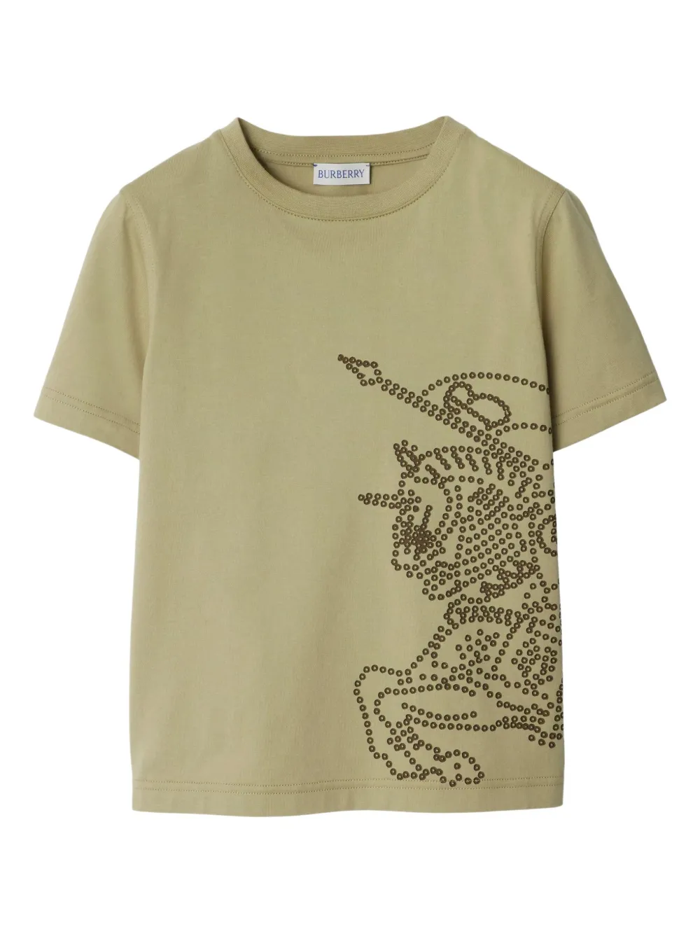 Burberry Kids EKD-print T-shirt Groen