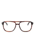BOSS acetate square-frame glasses - Brown