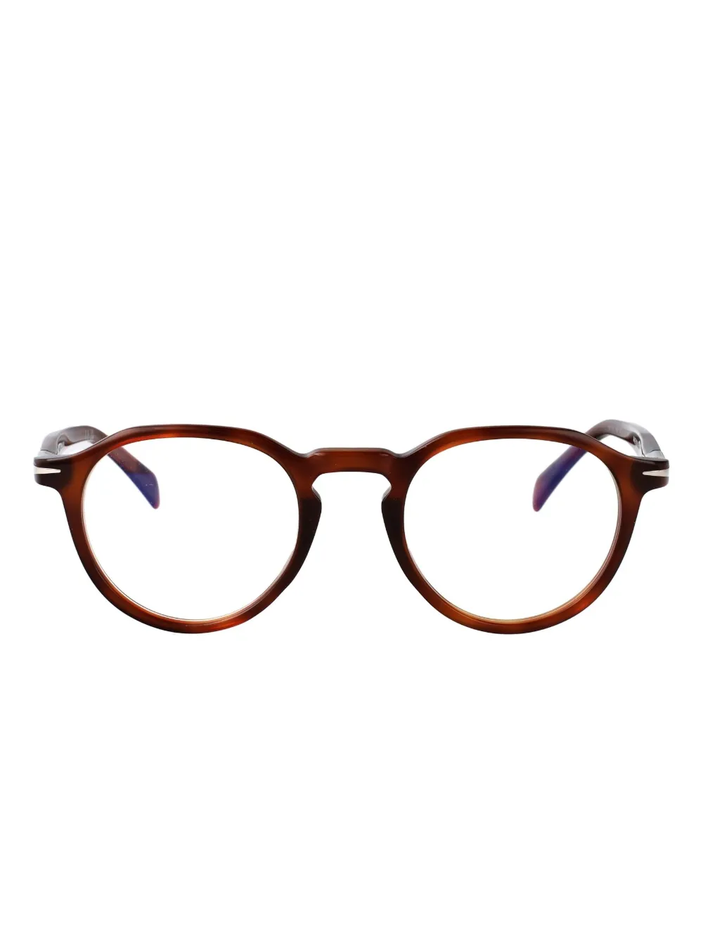 Eyewear By David Beckham Round-frame Glasses In Brown