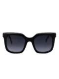 Carolina Herrera Her acetate square sunglasses - Black