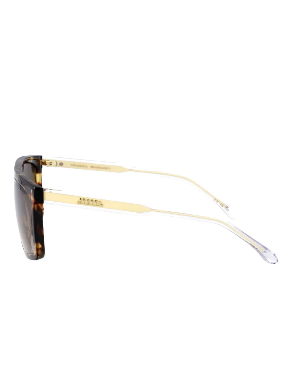 Isabel Marant Eyewear Zonnebril met vierkant montuur Bruin