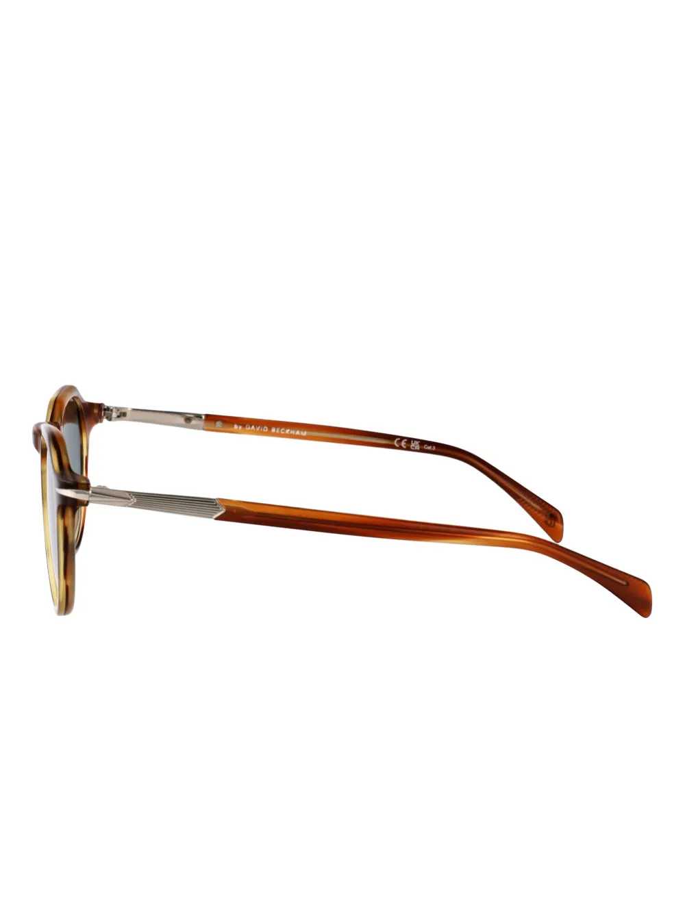Eyewear by David Beckham Zonnebril met cat-eye montuur Bruin