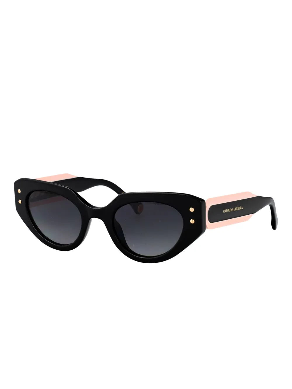 Carolina Herrera Zonnebril met cat-eye montuur Zwart