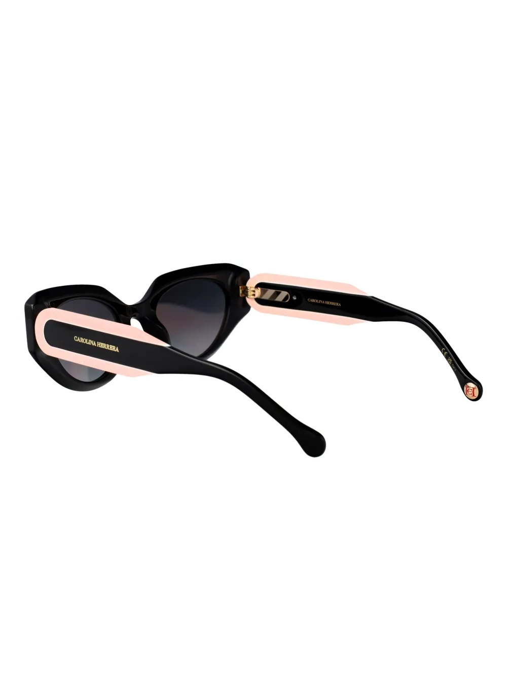 Carolina Herrera Zonnebril met cat-eye montuur Zwart