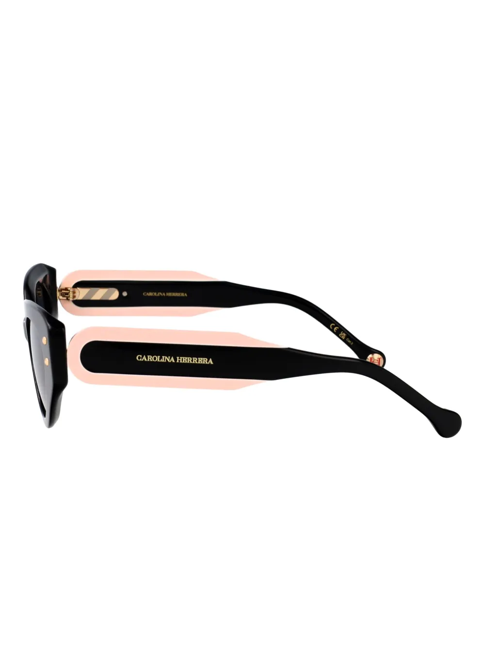 Carolina Herrera Zonnebril met cat-eye montuur Zwart