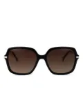Carolina Herrera square-frame sunglasses - Black