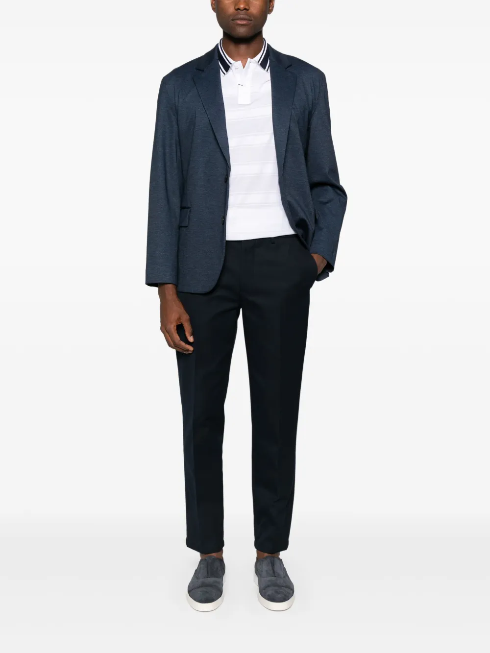 Gant Gestreept poloshirt - Wit