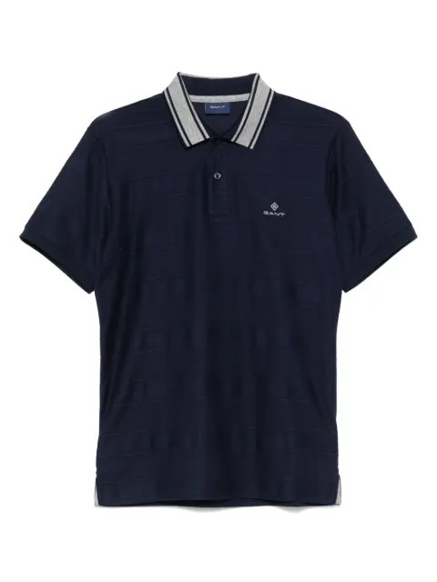 Gant embroidered-logo polo shirt