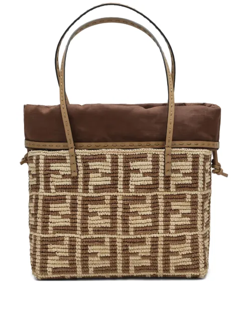 FENDI jacquard tote bag