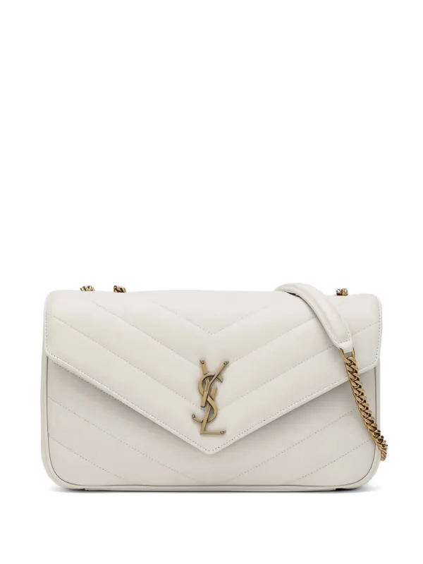 Saint Laurent ルル ショルダーバッグ | ホワイト | FARFETCH JP
