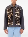 Unreal Fur paneled jacket - Grey
