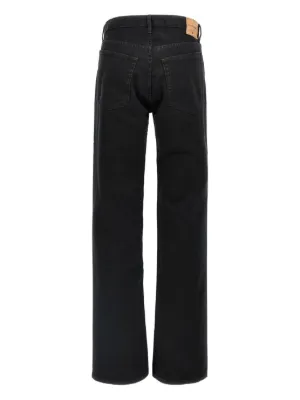 デニム・ジーパン BALENCIAGA Women Denim Pants 775621TOW584673 BLUE BALENCIAGA | Japanese Denim Baggy Jeans | Women | Lane Crawford