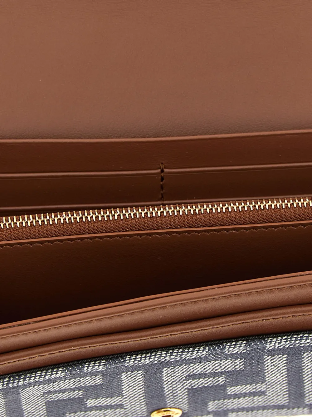 FENDI Continental Baguette clutch Blauw