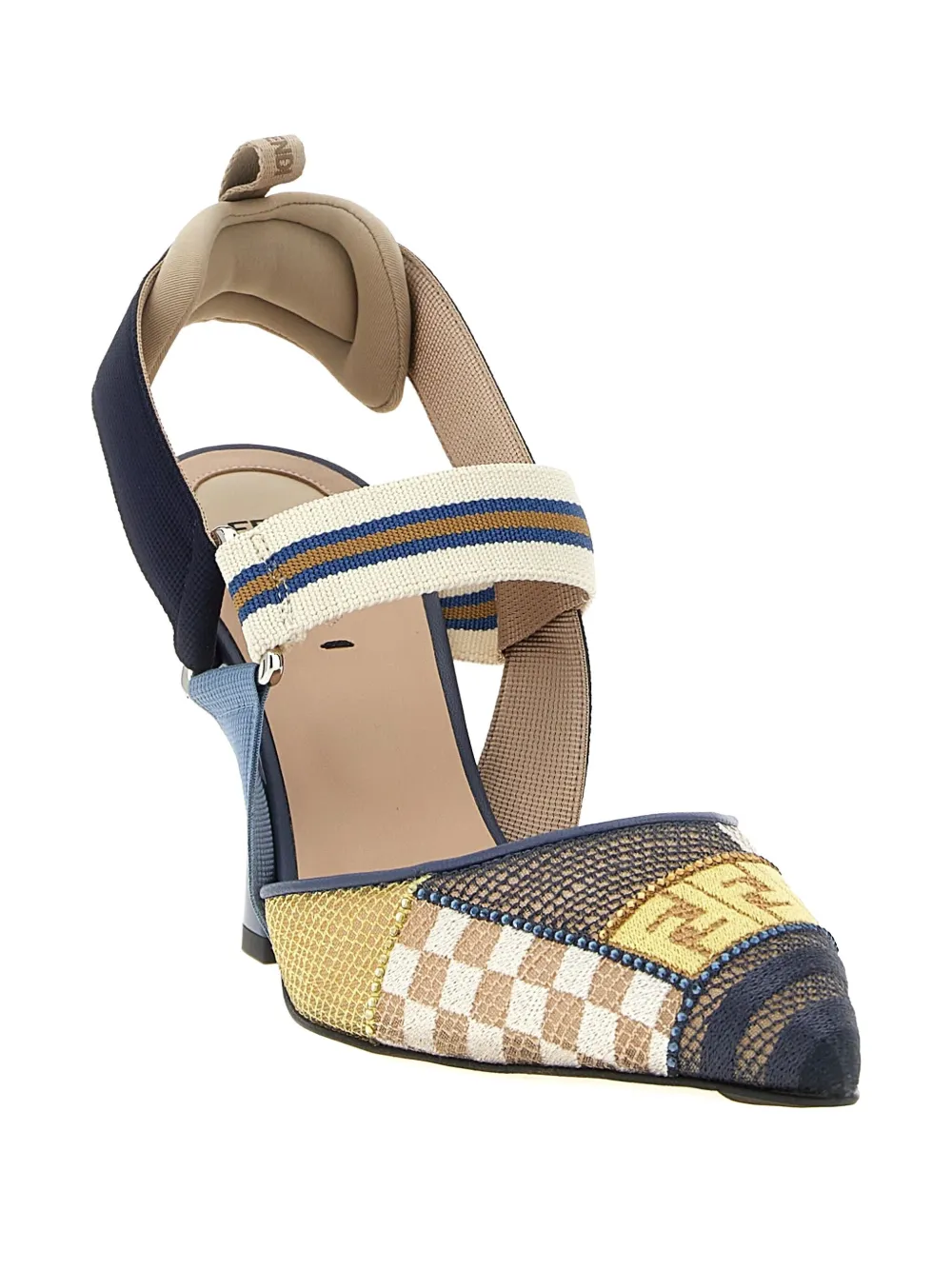 FENDI 85mm Colibri pumps Neutrals