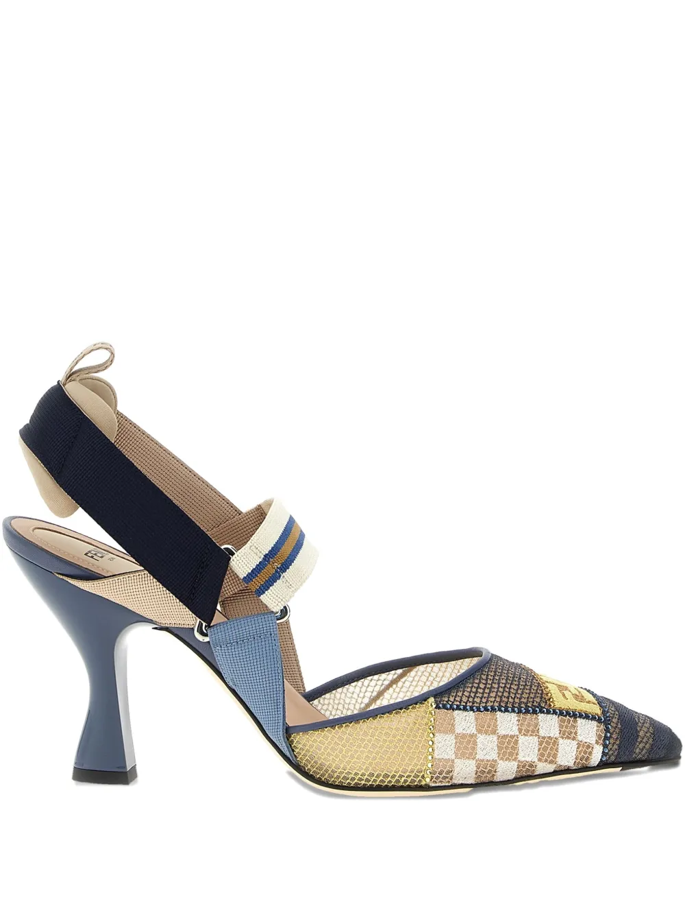 FENDI 85mm Colibri pumps Neutrals