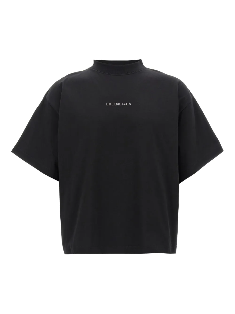 Balenciaga T-shirt verfraaid met stras Zwart