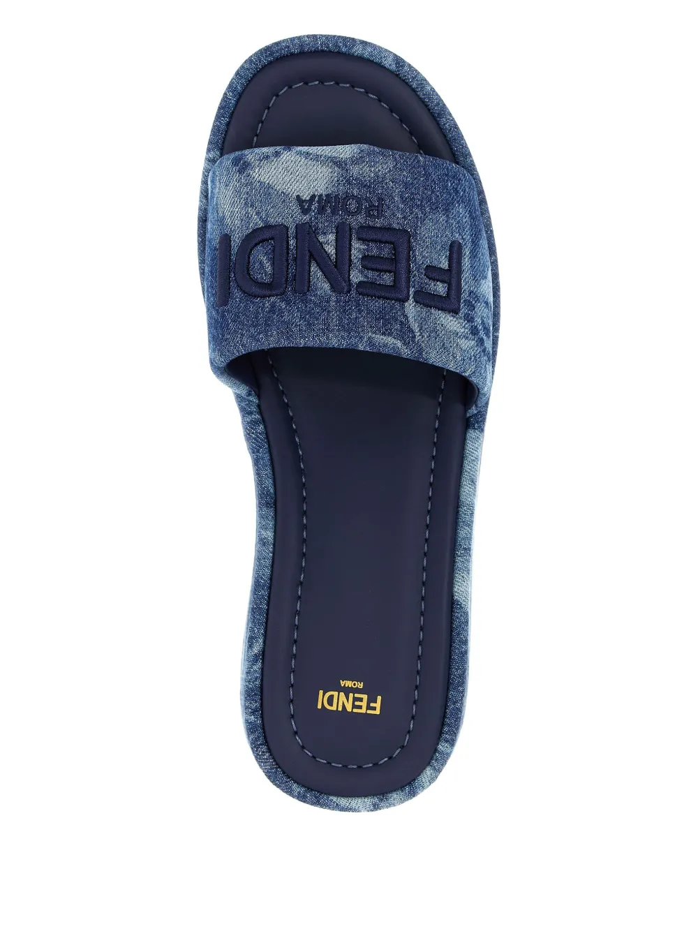 Fendi Sunny Slides With Open Toe And Platform Sole