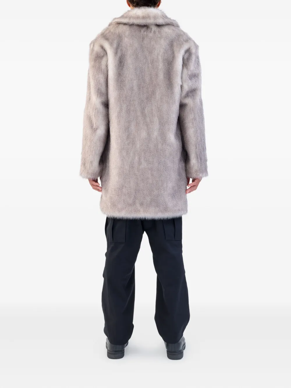 Unreal Fur faux-fur coat | Abrigos con botonadura simple | Image 2