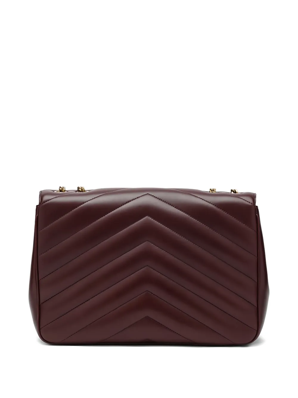 Saint Laurent Large Loulou Quilted Shoulder Bag In Red