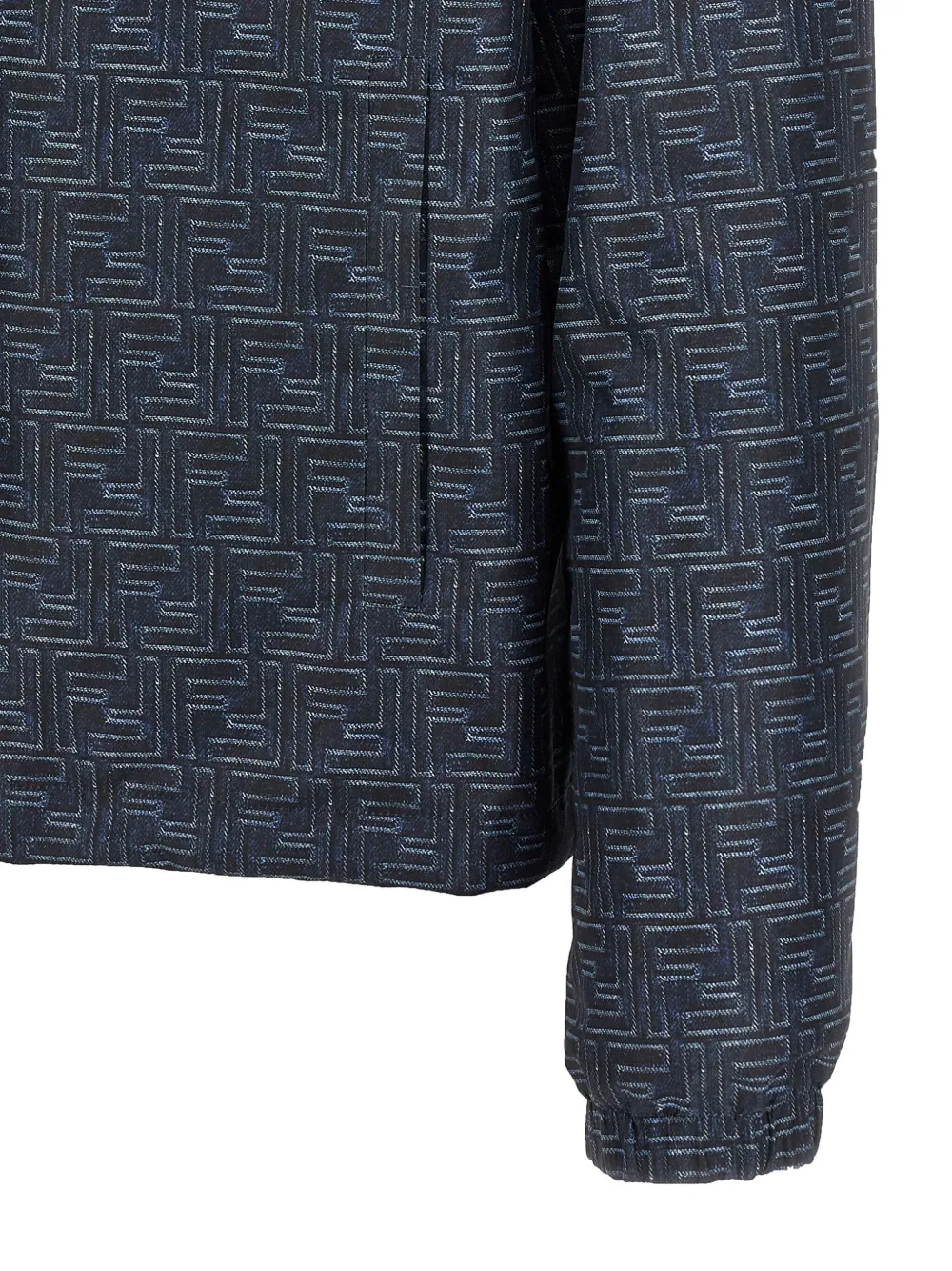 FENDI Jack met patroon Blauw