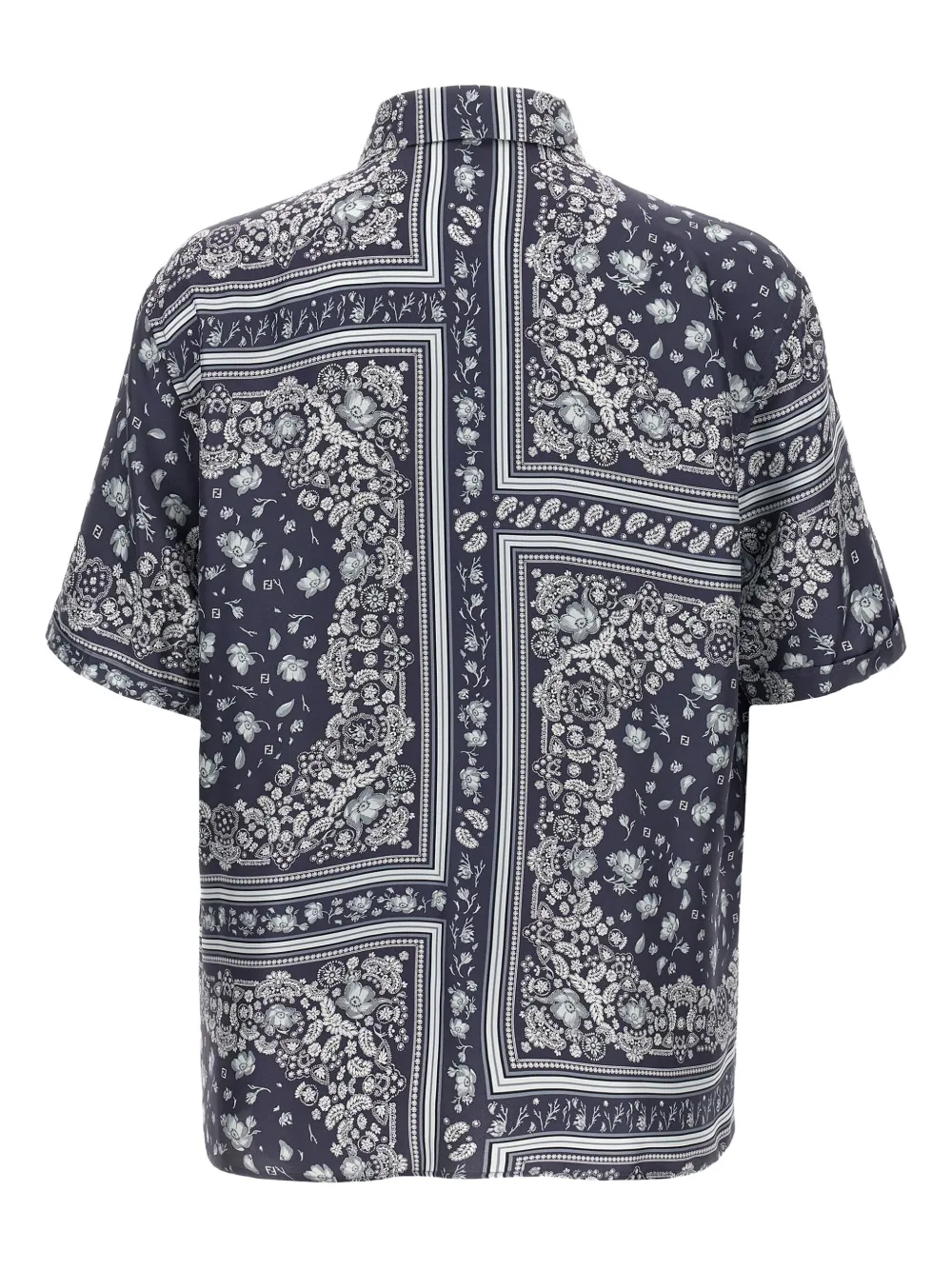 FENDI Overhemd met paisley-print - Blauw
