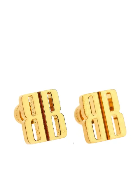 Balenciaga logo-lettering earrings