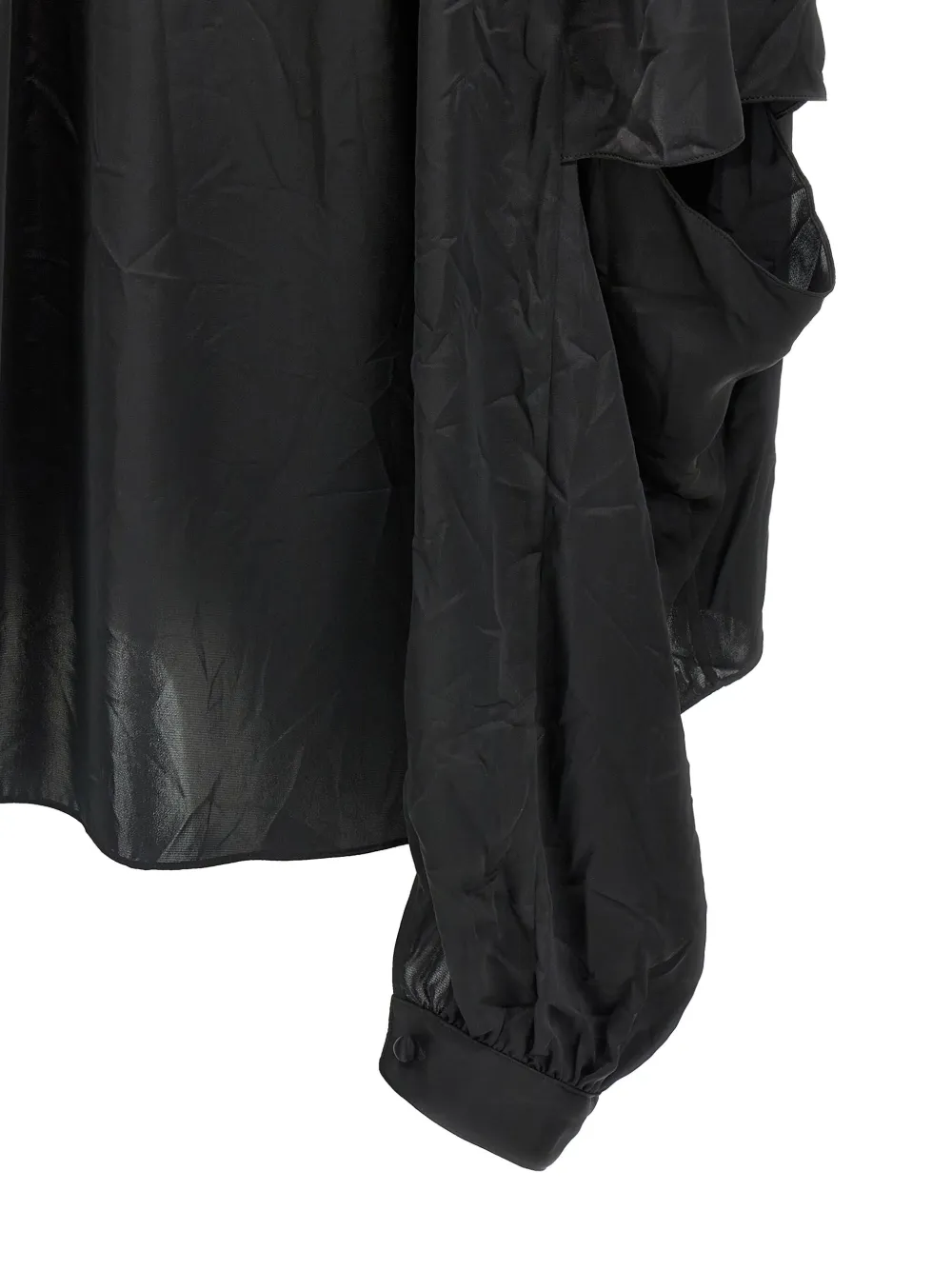 Balenciaga Blouse met gestrikte hals Zwart