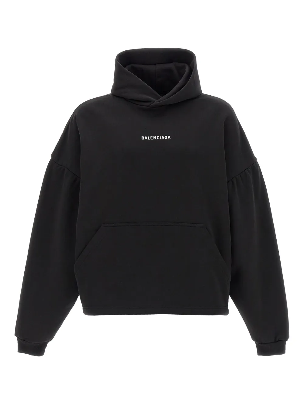 Balenciaga Hoodie met logo Zwart