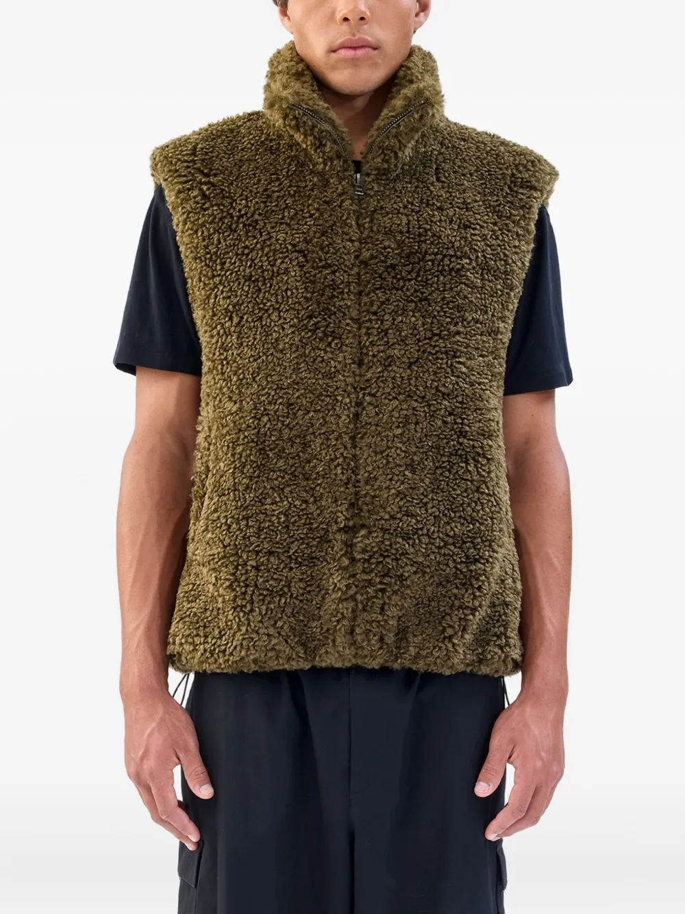 Unreal Fur fleece vest | グリーン | Image 1