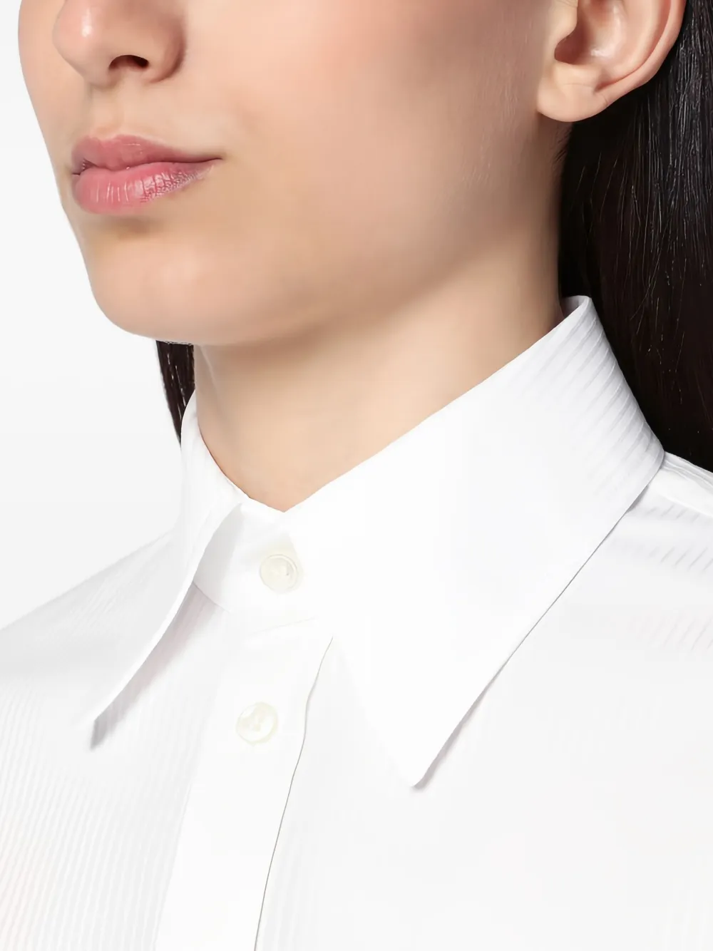 Saint Laurent Katoenen blouse Wit
