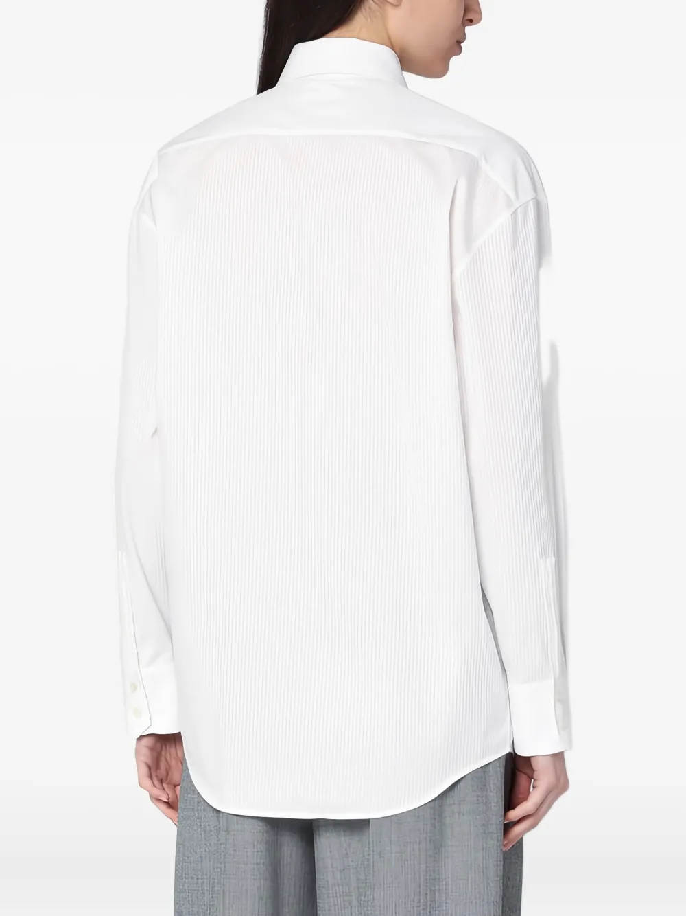 Saint Laurent Katoenen blouse Wit