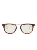 Saint Laurent Eyewear tortoiseshell-effect sunglasses - Brown