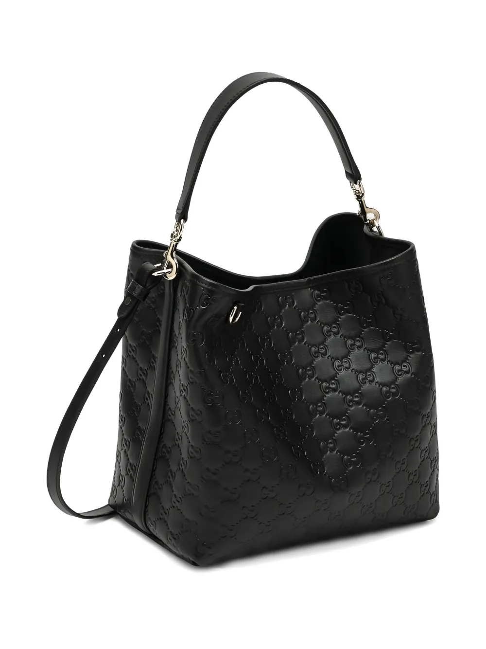 Gucci Medium shopper met GG-embleem Zwart