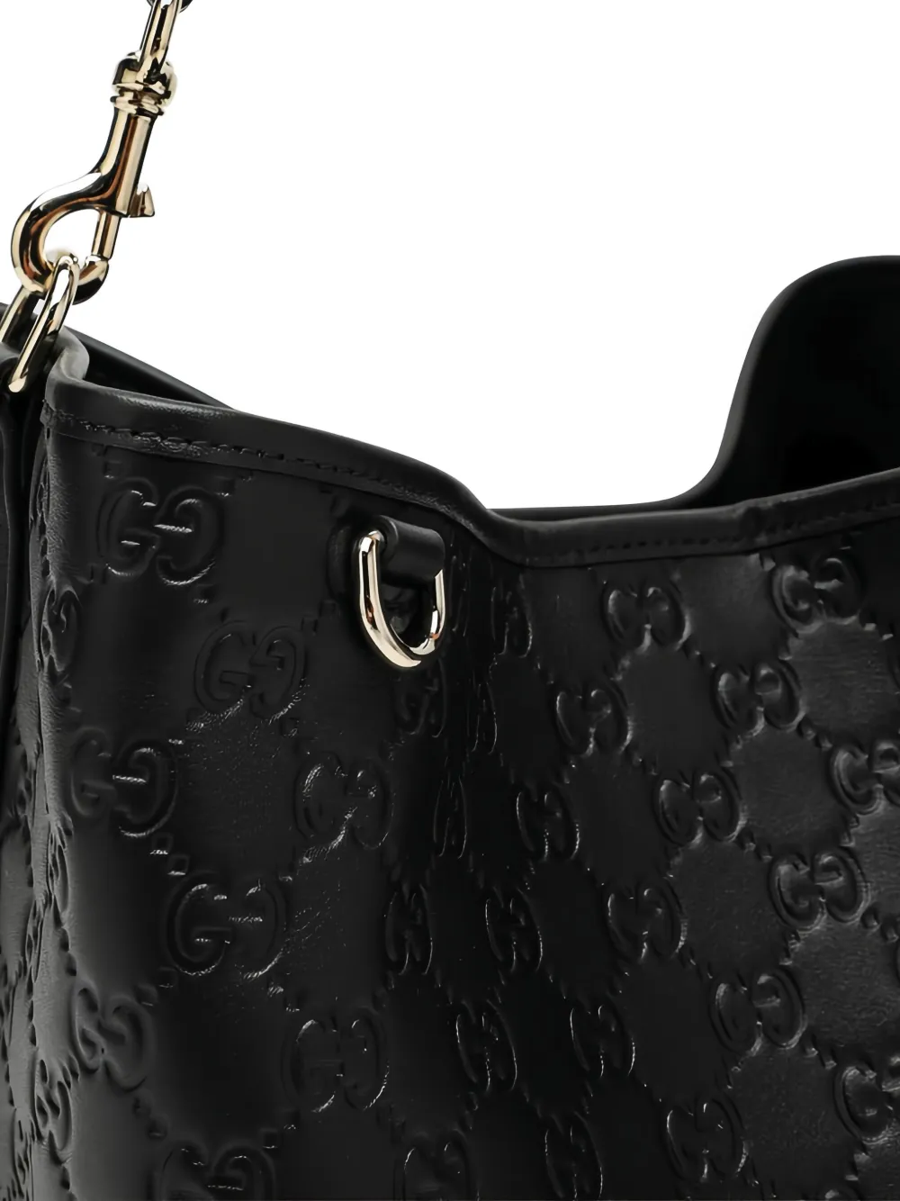 Gucci Medium shopper met GG-embleem Zwart