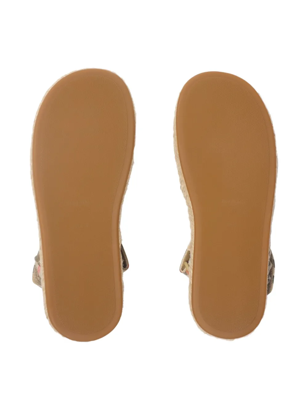 Burberry Kids Geruite espadrilles Beige