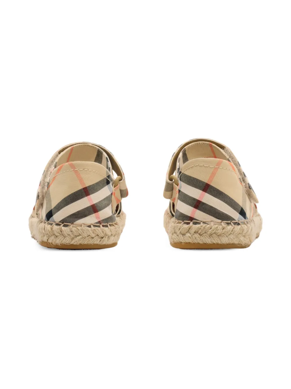 Burberry Kids Geruite espadrilles Beige