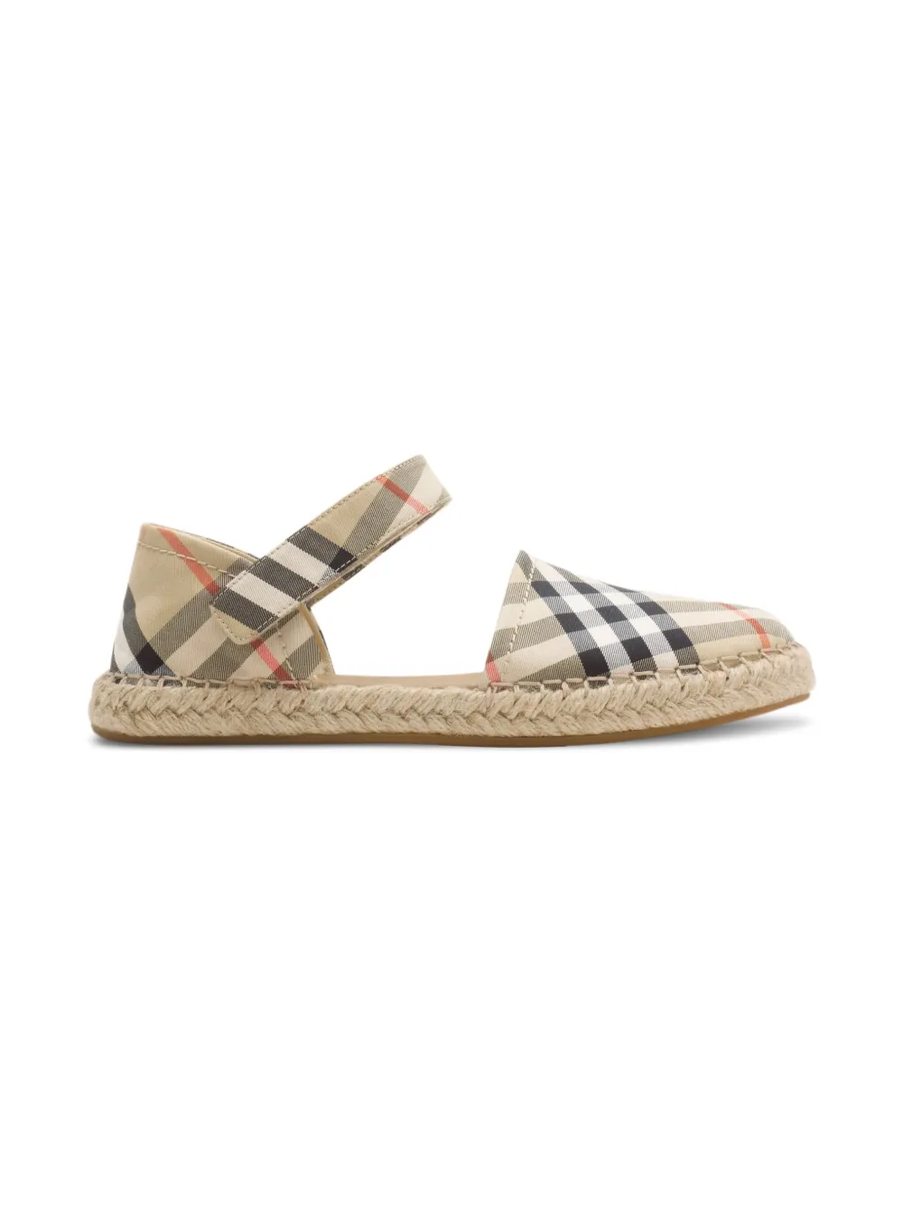 Burberry Kids Geruite espadrilles Beige