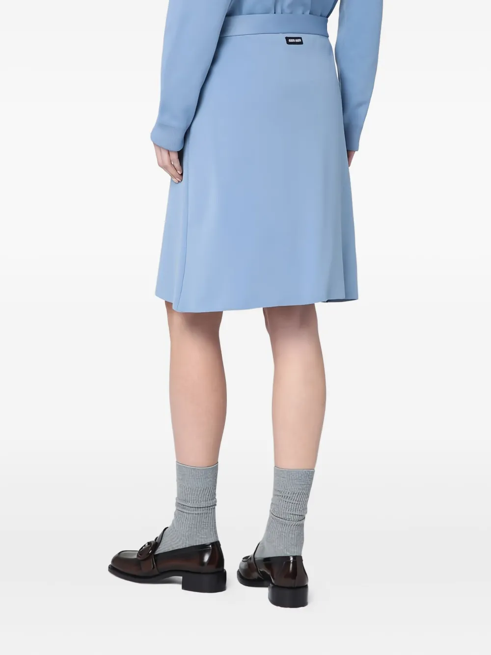 Miu Rok met logopatch Blauw