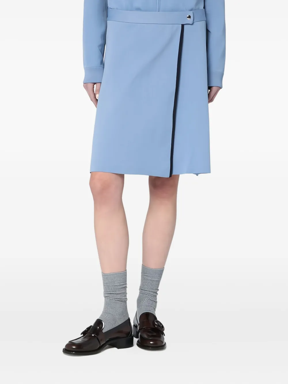 Miu Rok met logopatch Blauw