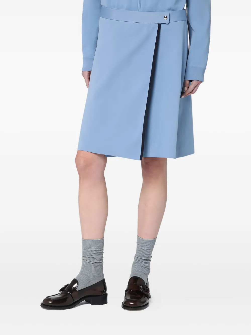 Miu Rok met logopatch Blauw