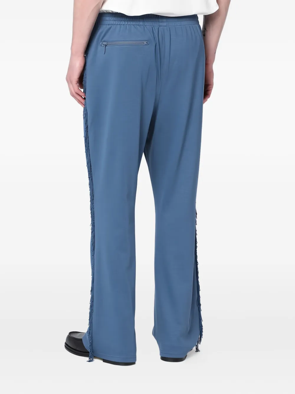 Needles Broek met franje detail Blauw