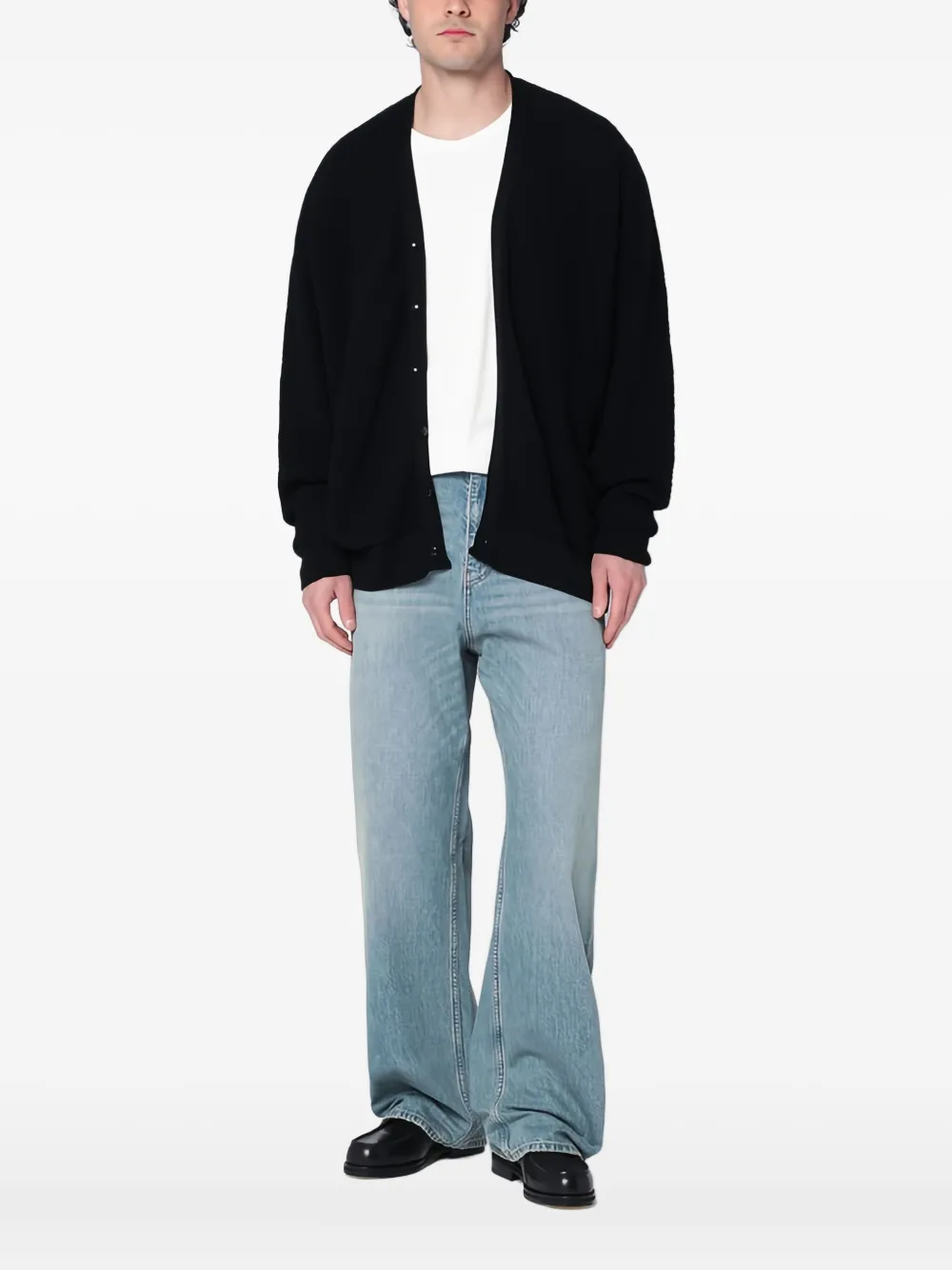 Needles wool cardigan | Black | Image 1